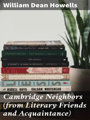 cover image of Cambridge Neighbors (from Literary Friends and Acquaintance)